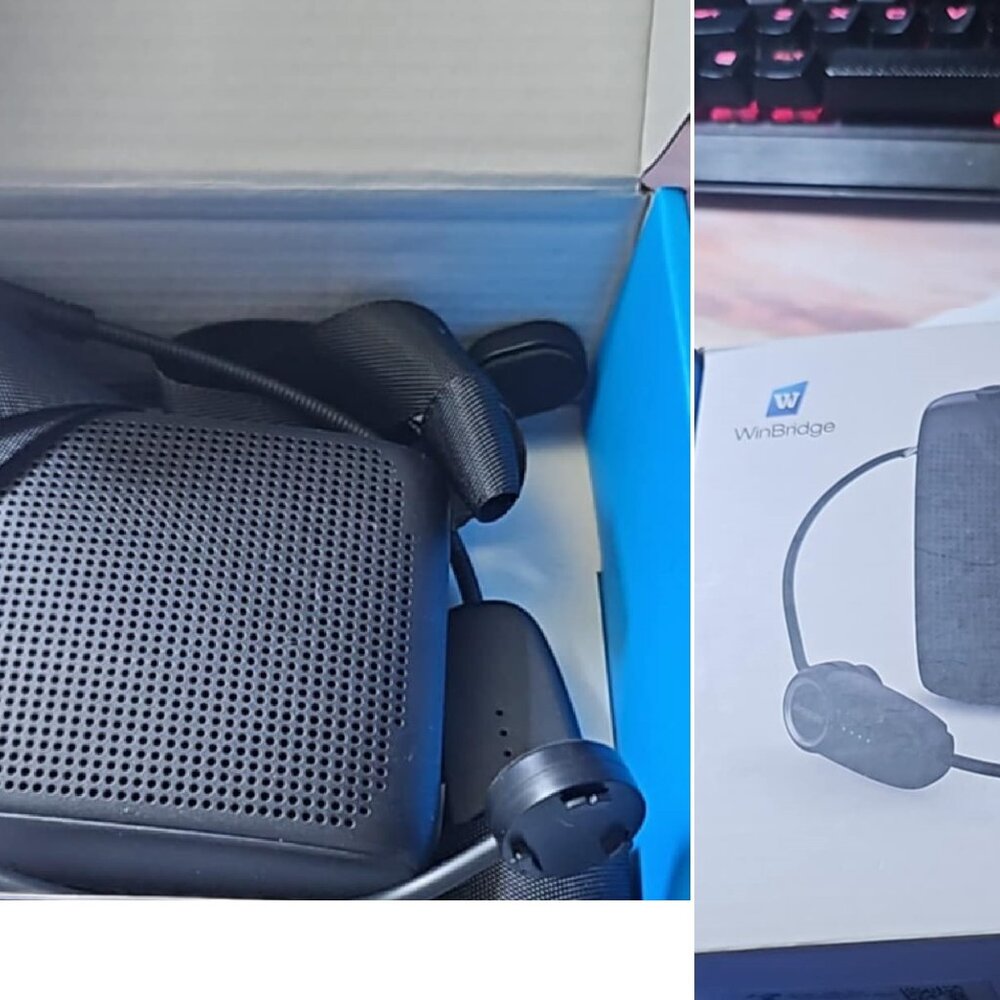 WinBridge Wireless Voice Amplifier for Teachers with Bluetooth Headset Microphon